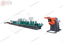 Nerūsējošā tērauda ūdens pudeļu caurule izgatavošanas mašīnas caurules frēzēšanas ražošanas līnija